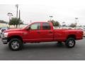 2009 Flame Red Dodge Ram 2500 SXT Quad Cab 4x4  photo #4