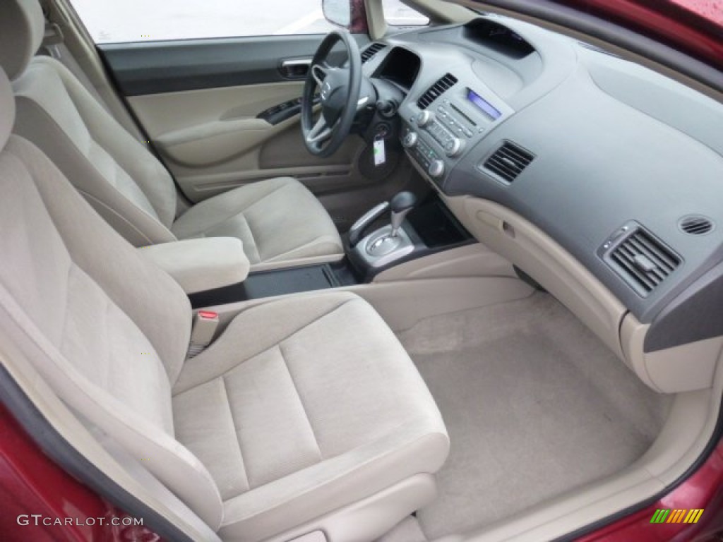 Beige Interior 2010 Honda Civic LX Sedan Photo #76518134