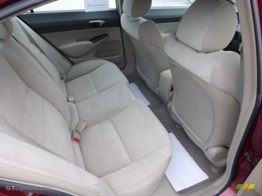 Beige Interior 2010 Honda Civic LX Sedan Photo #76518161