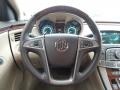 Cocoa/Light Cashmere 2010 Buick LaCrosse CXS Steering Wheel