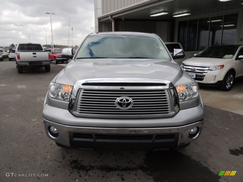 2010 Tundra Limited CrewMax 4x4 - Silver Sky Metallic / Graphite Gray photo #2