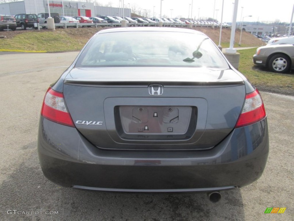 2010 Civic EX Coupe - Polished Metal Metallic / Gray photo #3