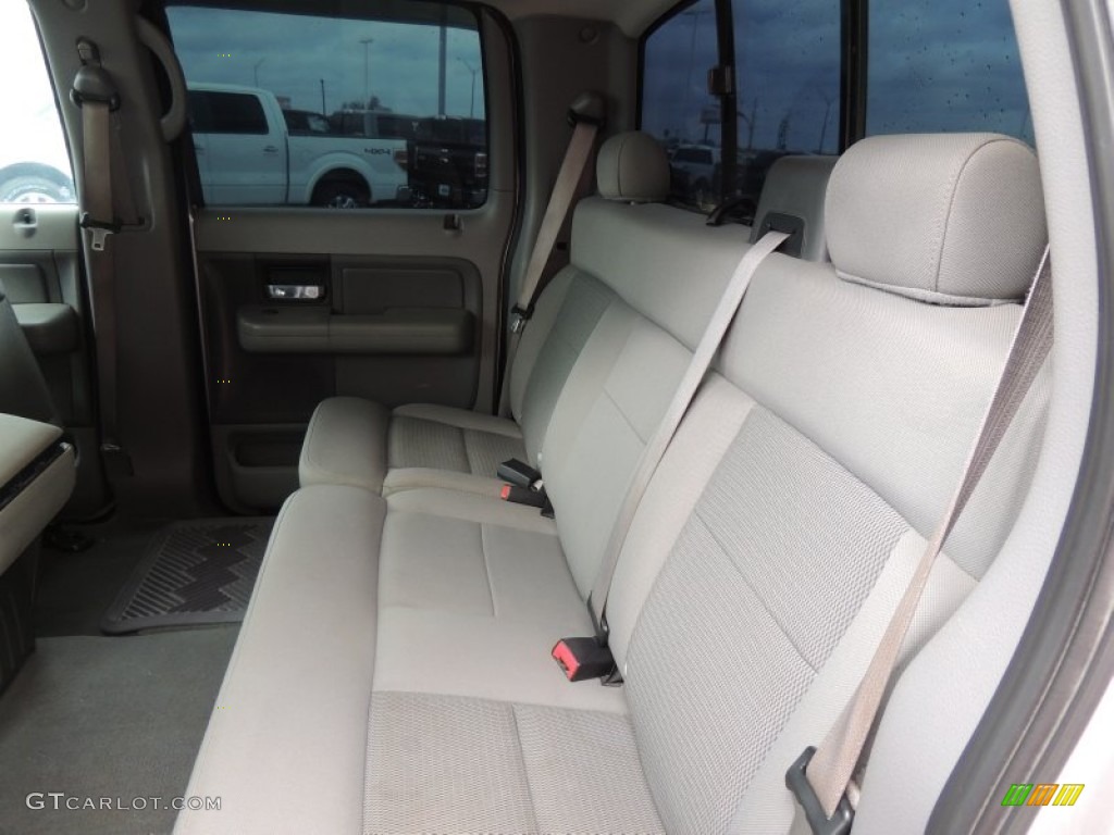 2005 F150 XLT SuperCrew - Silver Metallic / Tan photo #10