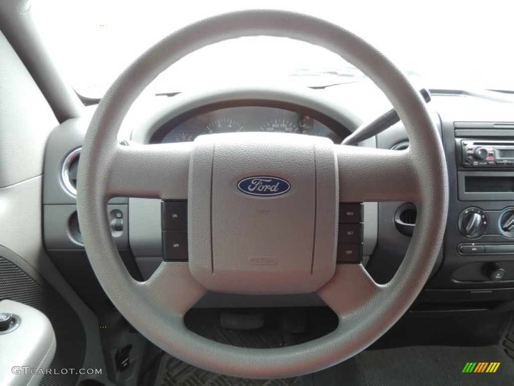 2005 F150 XLT SuperCrew - Silver Metallic / Tan photo #14