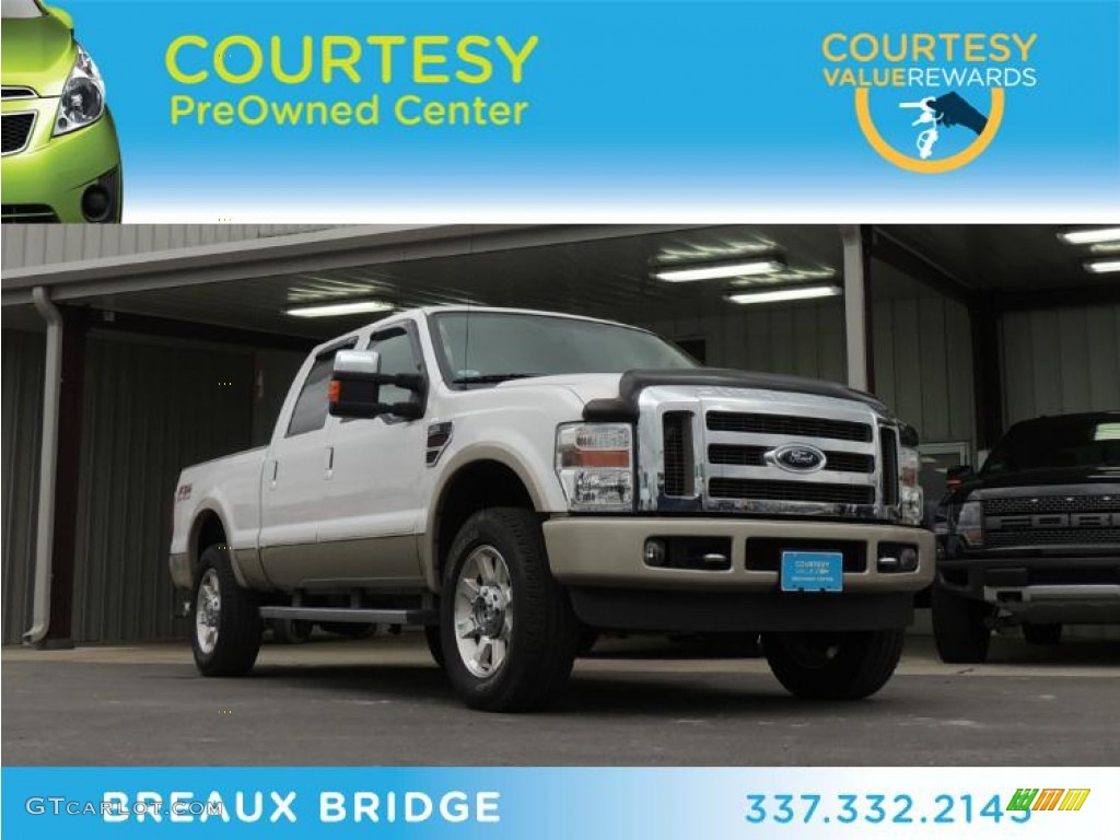 Oxford White Ford F250 Super Duty