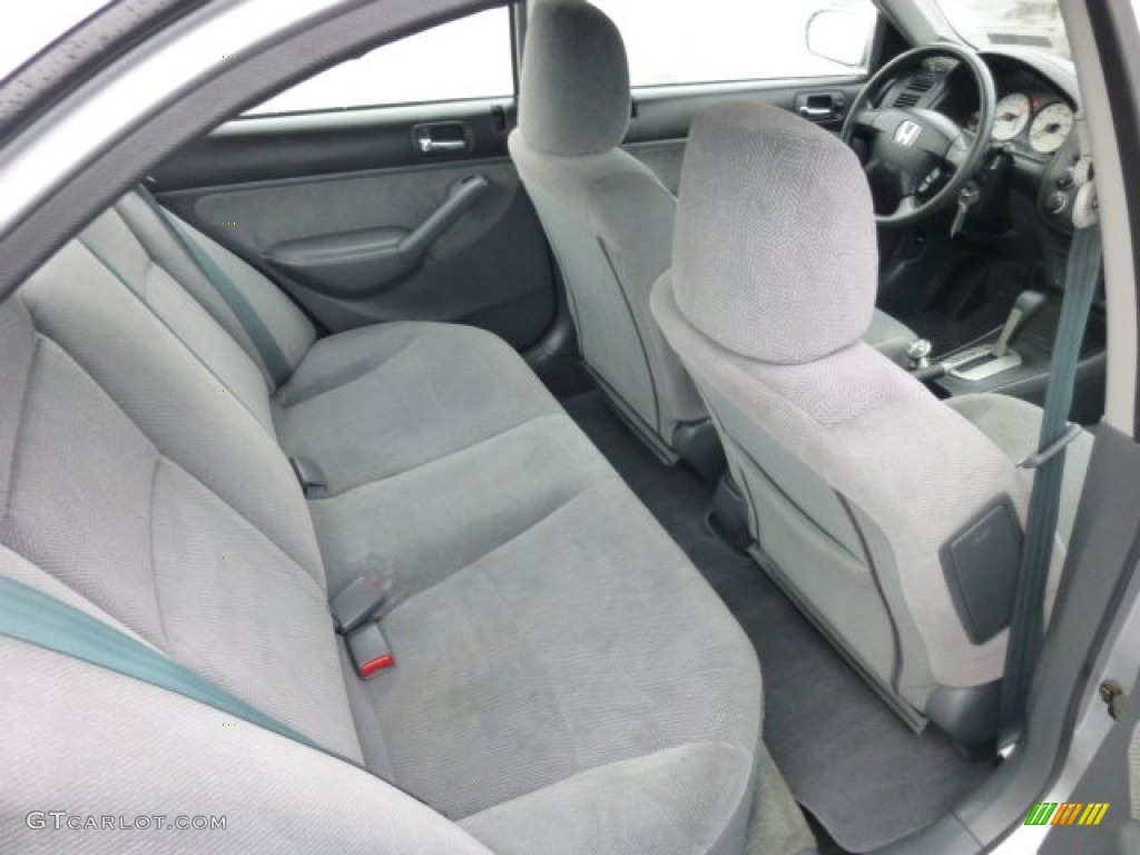 2002 Honda Civic EX Sedan Rear Seat Photo #76521479