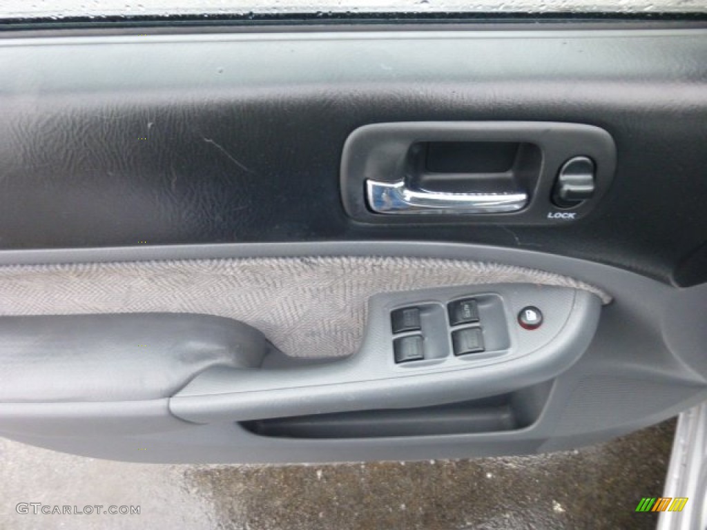 2002 Honda Civic EX Sedan Gray Door Panel Photo #76521566