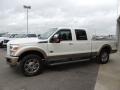 2011 White Platinum Metallic Tri-Coat Ford F250 Super Duty King Ranch Crew Cab 4x4  photo #5