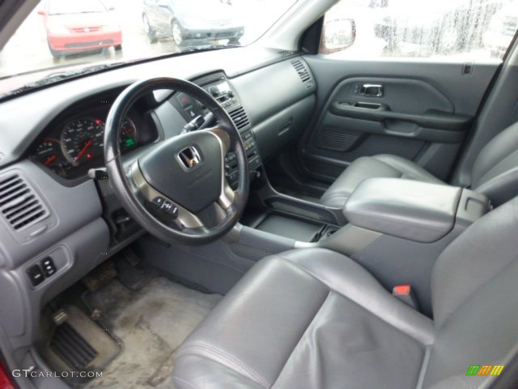 Gray Interior 2003 Honda Pilot EX-L 4WD Photo #76522343