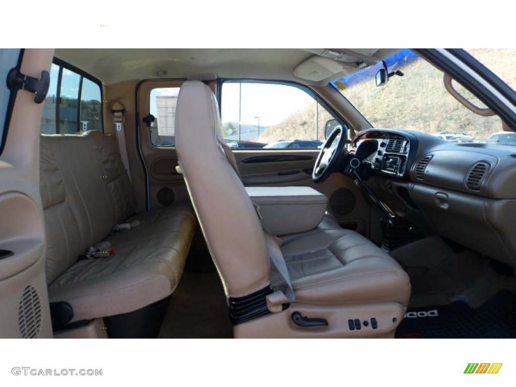 2000 Ram 3500 ST Extended Cab 4x4 Dually - Bright White / Camel/Tan photo #6