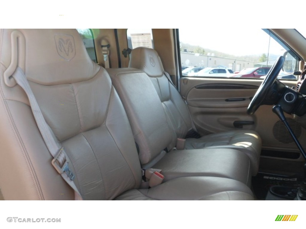 2000 Ram 3500 ST Extended Cab 4x4 Dually - Bright White / Camel/Tan photo #7