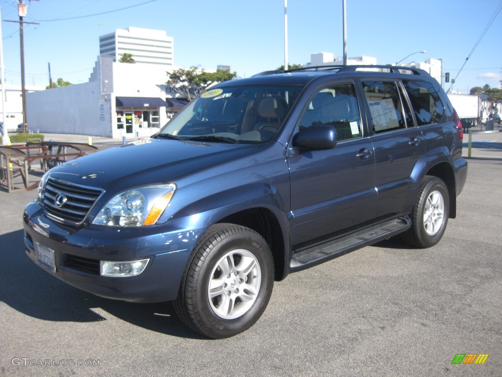 2005 GX 470 - Blue Meridian Pearl / Ivory photo #5