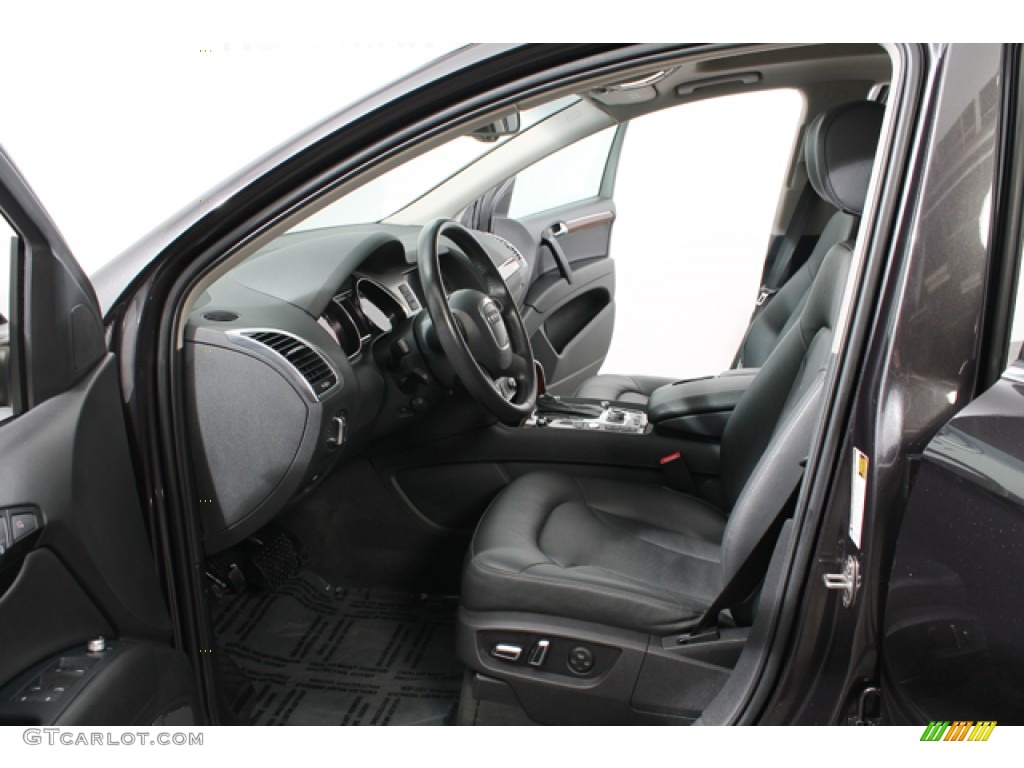Black Interior 2010 Audi Q7 4.2 Prestige quattro Photo #76524752
