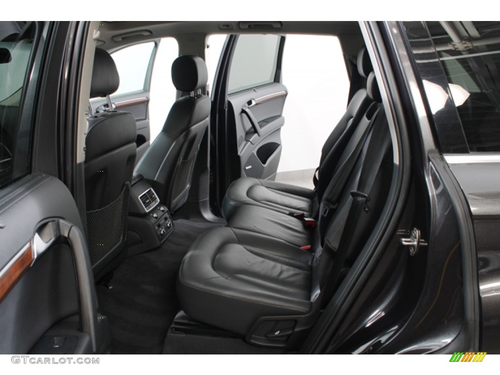 Black Interior 2010 Audi Q7 4.2 Prestige quattro Photo #76524772