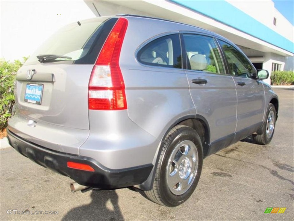 2008 CR-V LX - Whistler Silver Metallic / Gray photo #3