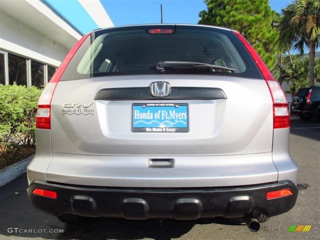 2008 CR-V LX - Whistler Silver Metallic / Gray photo #4