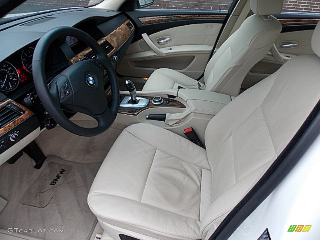 2008 BMW 5 Series 528i Sedan Front Seat Photo #76524932