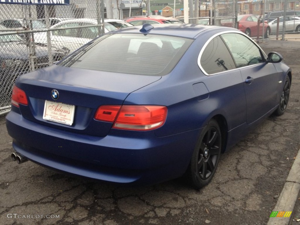 2008 3 Series 328xi Coupe - Montego Blue Metallic / Saddle Brown/Black photo #5