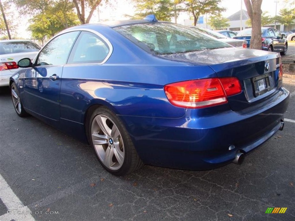 2007 3 Series 335i Coupe - Montego Blue Metallic / Black photo #2