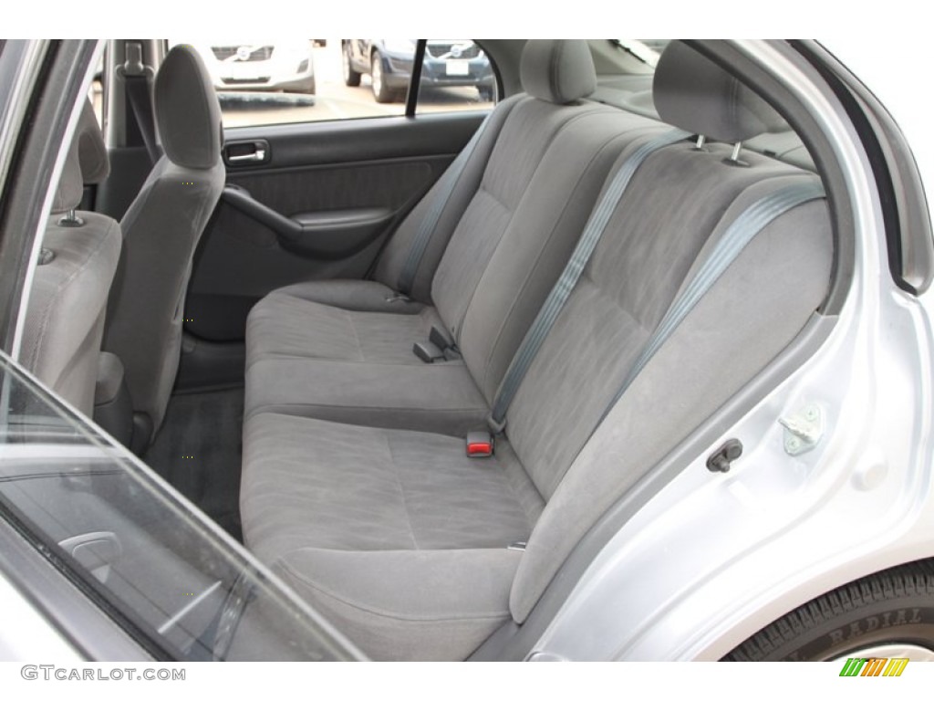 Gray Interior 2003 Honda Civic LX Sedan Photo #76527491