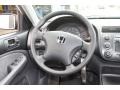Gray 2003 Honda Civic LX Sedan Steering Wheel