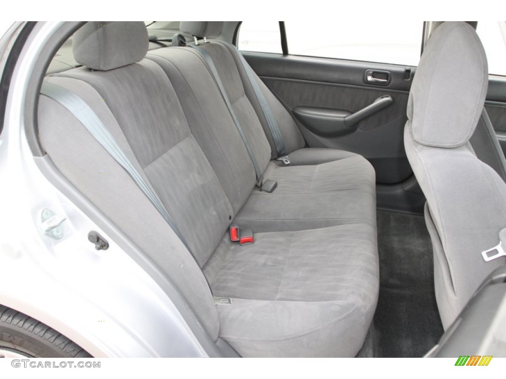 Gray Interior 2003 Honda Civic LX Sedan Photo #76527635