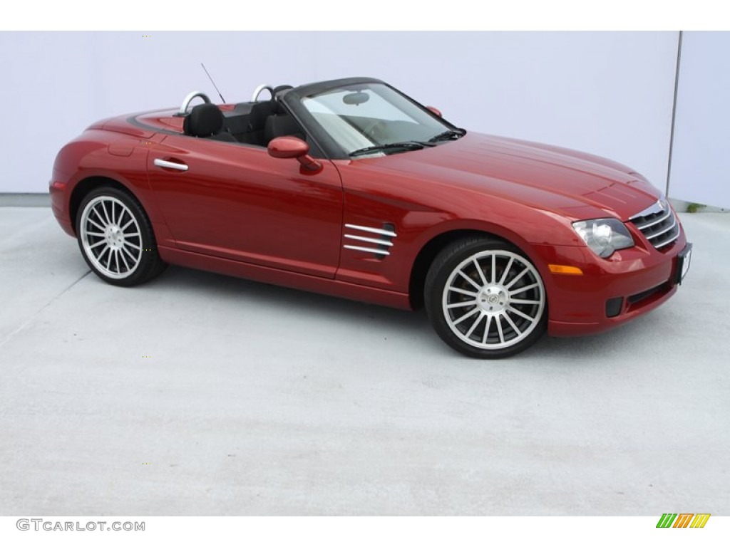 2007 Crossfire Roadster - Blaze Red Crystal Pearlcoat / Dark Slate Gray photo #1