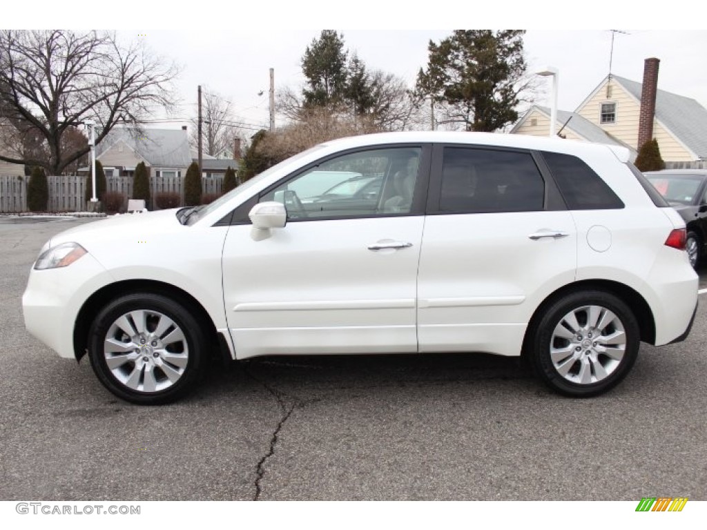 2010 RDX SH-AWD Technology - White Diamond Pearl / Taupe photo #6