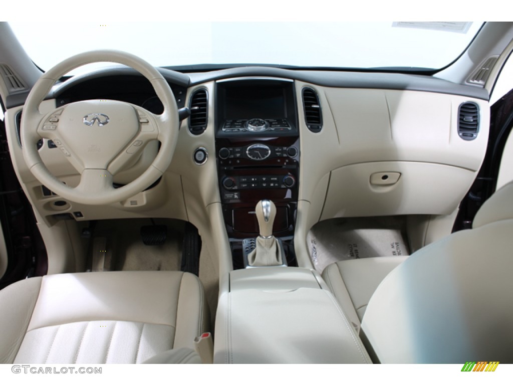 2012 Infiniti EX 35 AWD Wheat Dashboard Photo #76528370