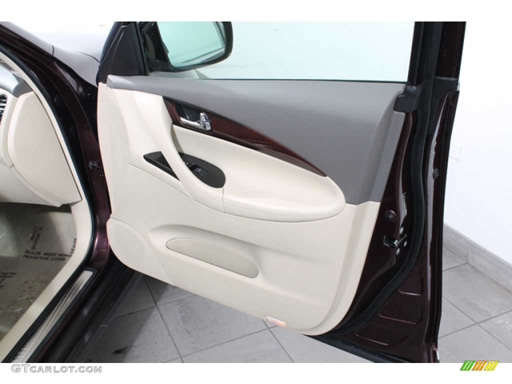 2012 Infiniti EX 35 AWD Wheat Door Panel Photo #76528513