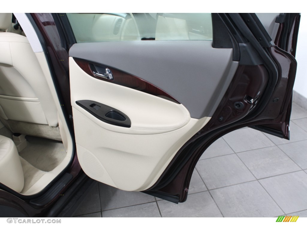 2012 Infiniti EX 35 AWD Wheat Door Panel Photo #76528532