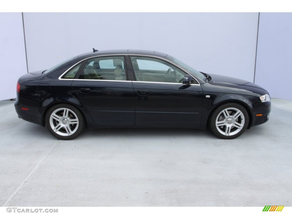 Deep Sea Blue Pearl Effect 2007 Audi A4 2.0T Sedan Exterior Photo #76528660