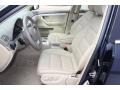 2007 Audi A4 Beige Interior Front Seat Photo