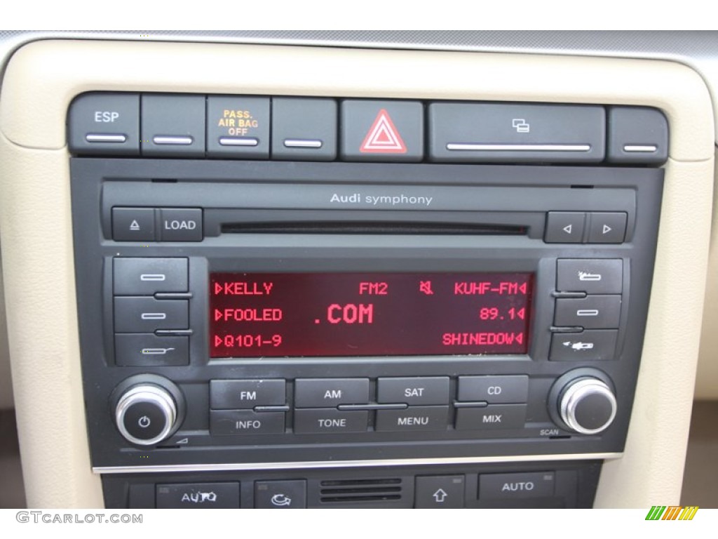 2007 Audi A4 2.0T Sedan Audio System Photo #76528879