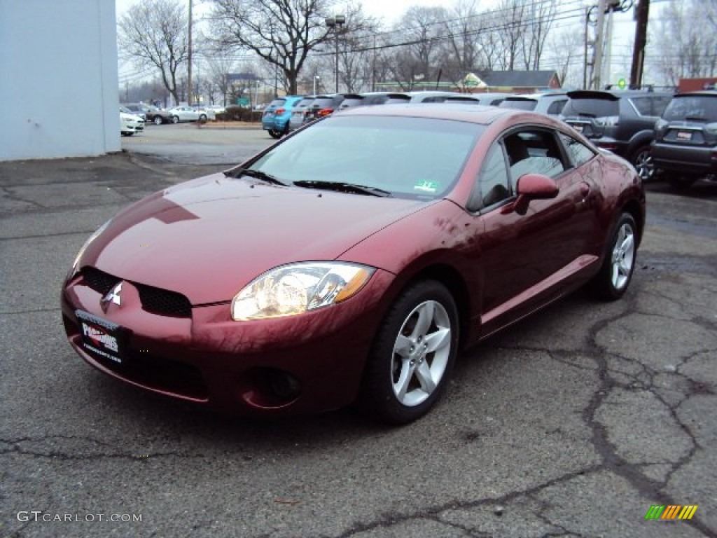 2006 Eclipse GS Coupe - Ultra Red Pearl / Medium Gray photo #2