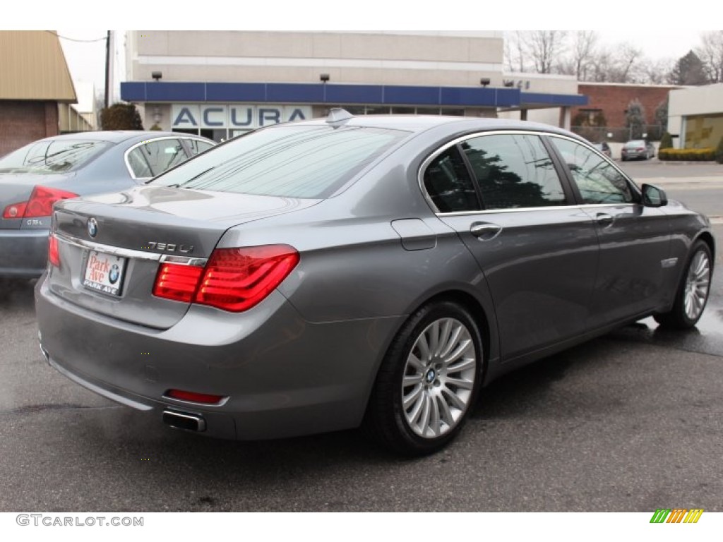 2012 7 Series 750Li xDrive Sedan - Space Grey Metallic / Black photo #5