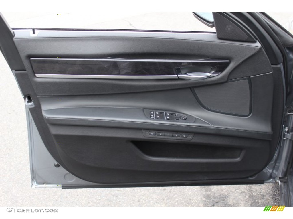 2012 7 Series 750Li xDrive Sedan - Space Grey Metallic / Black photo #8