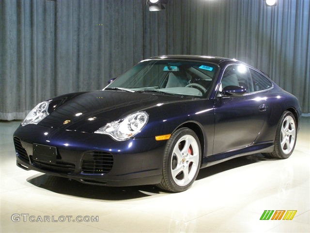 2004 911 Carrera 4S Coupe - Midnight Blue Metallic / Graphite Grey photo #1