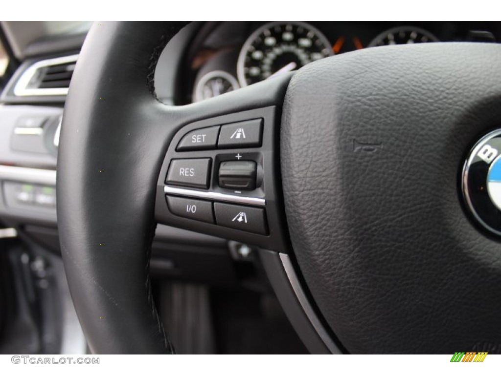 2012 7 Series 750Li xDrive Sedan - Space Grey Metallic / Black photo #16