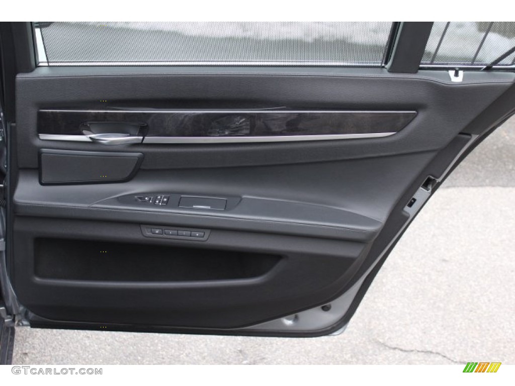 2012 7 Series 750Li xDrive Sedan - Space Grey Metallic / Black photo #22
