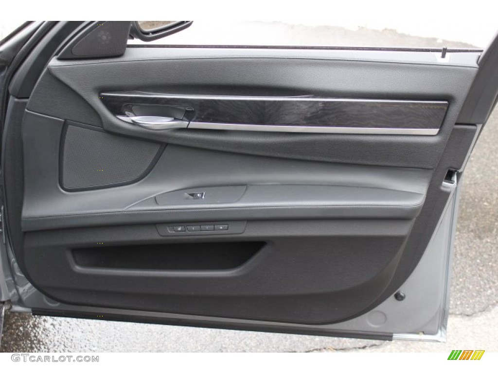 2012 7 Series 750Li xDrive Sedan - Space Grey Metallic / Black photo #24