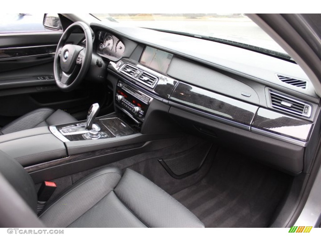 2012 7 Series 750Li xDrive Sedan - Space Grey Metallic / Black photo #25