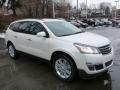 2013 White Diamond Tricoat Chevrolet Traverse LT AWD  photo #6