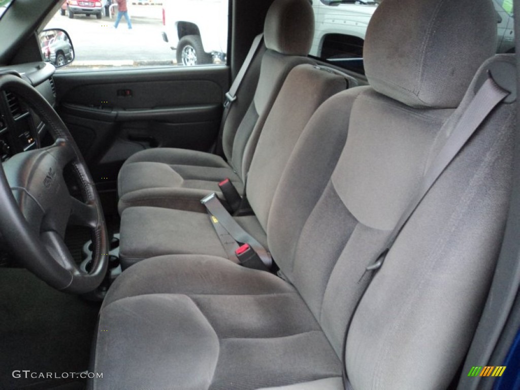2003 GMC Sierra 1500 SLE Regular Cab 4x4 Front Seat Photo #76529714