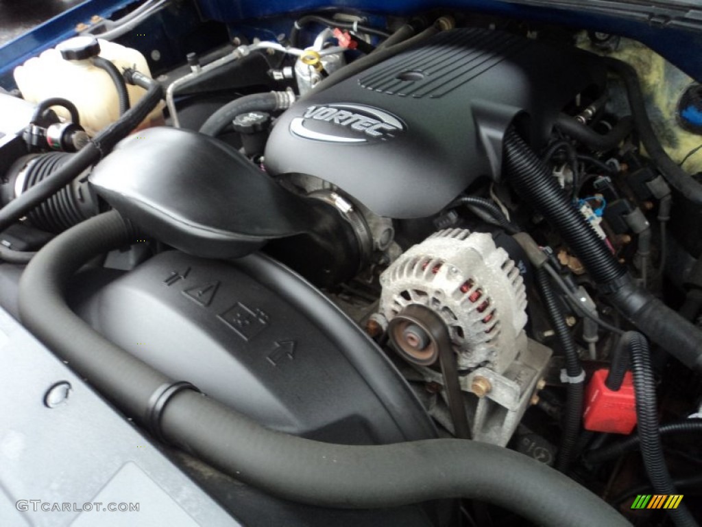 2003 GMC Sierra 1500 SLE Regular Cab 4x4 5.3 Liter OHV 16-Valve Vortec V8 Engine Photo #76530194