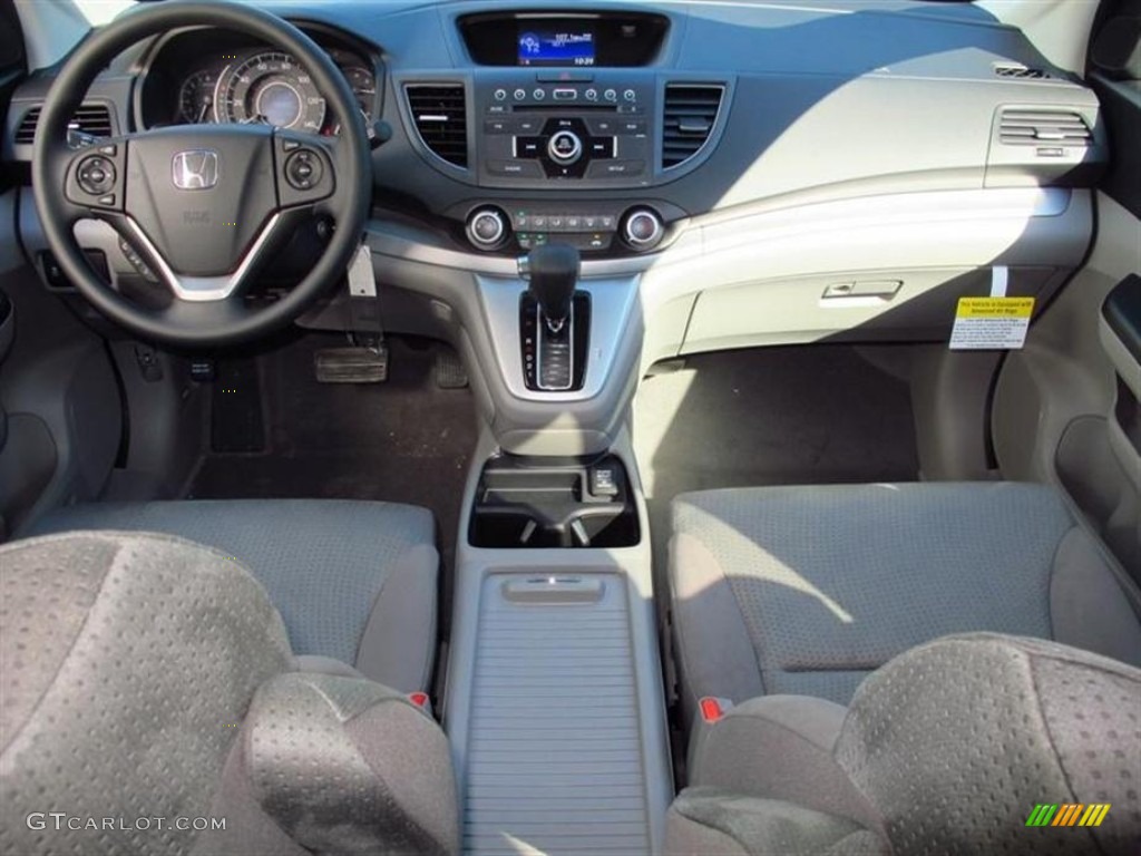 2013 CR-V EX AWD - Polished Metal Metallic / Gray photo #4