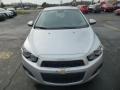 2013 Silver Ice Metallic Chevrolet Sonic LS Sedan  photo #2