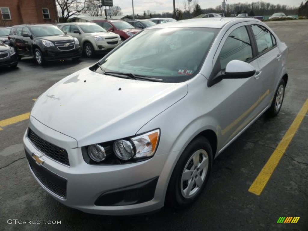 Silver Ice Metallic 2013 Chevrolet Sonic LS Sedan Exterior Photo #76530370