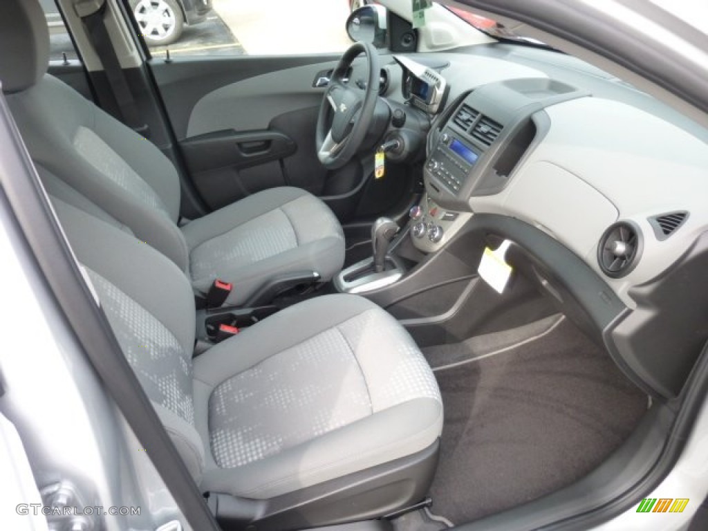 Dark Pewter/Dark Titanium Interior 2013 Chevrolet Sonic LS Sedan Photo #76530479