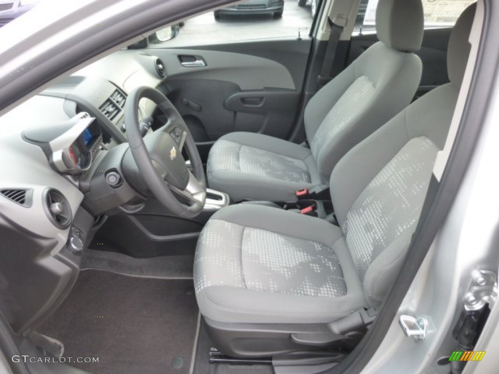 Dark Pewter/Dark Titanium Interior 2013 Chevrolet Sonic LS Sedan Photo #76530574